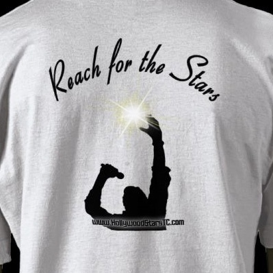 t shirt design - Reach for the stars